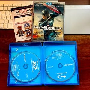 Captain America the Winter soldier Blu-ray 3-D Blu-ray